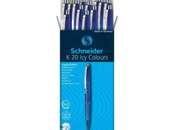 Schneider Kugelschreiber K20 ICY Blau, 20 Stück