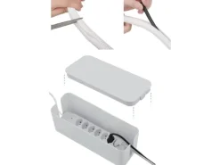 Schönenberger Kabelbox mit Steckerleiste 7x T13, Weiss