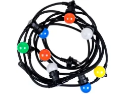 Schönenberger Lichterkette Party-Deco, 600 cm, Mehrfarbig