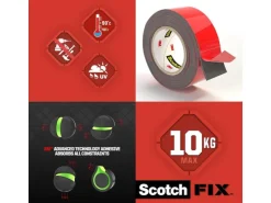 Scotch Aussenmontageband Extreme, 19 mm x 1.5 m, 1 Rolle, Schwarz