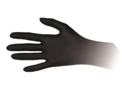 SecondSkin Einweghandschuh Nitril M, Schwarz, 100 Stück