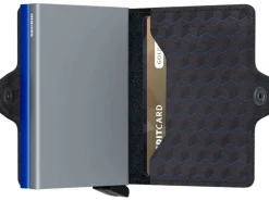 SECRID Portemonnaie Twinwallet Optical Titanium Blue