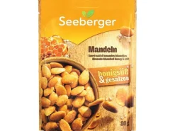 Seeberger Blanchierte Mandeln, Honig und Salz 80 g