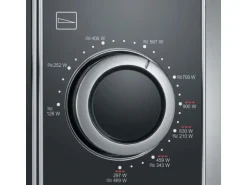 Severin Mikrowelle mit Grill MW 7875 Schwarz/Silber