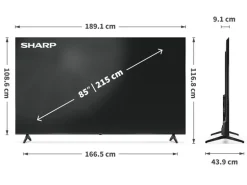 Sharp TV 85HP5465E 85", 3840 x 2160 (Ultra HD 4K), QLED