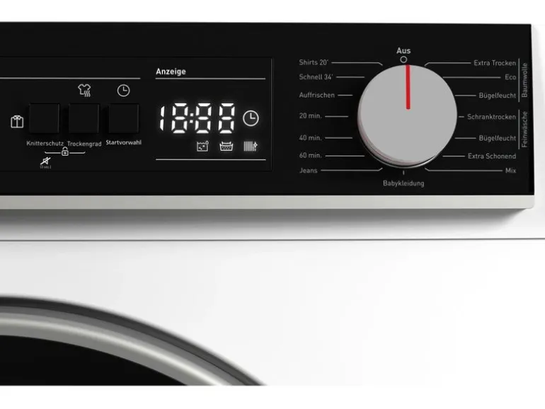Sharp Wäschetrockner KD-NHA0S6GW1C 10 kg Weiss Rechts