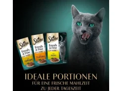 Sheba Nassfutter Fresh & Fine in Sauce Geflügel, 50 x 50 g
