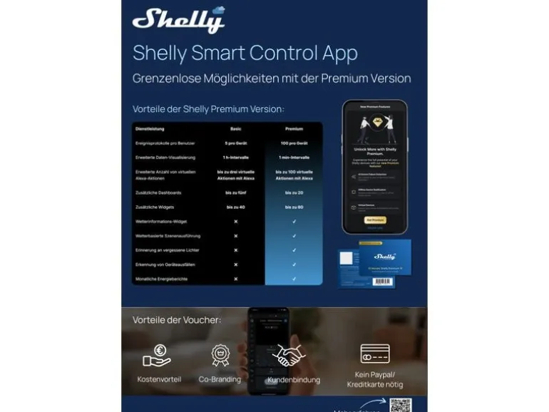 Shelly Geschenkkarte Premium 1 Jahr