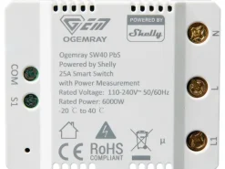 Shelly Ogemray Smart Relay 25 A 6000 W