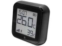 Shelly WLAN-Luftfeuchte- und Temperatursensor H&T Gen3, Schwarz