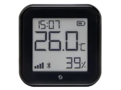 Shelly WLAN-Luftfeuchte- und Temperatursensor H&T Gen3, Schwarz