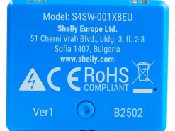 Shelly WLAN-Schaltaktor 1 Mini Gen4 WiFi-Switch Blau, 8 A