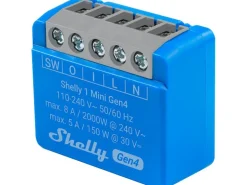 Shelly WLAN-Schaltaktor 1 Mini Gen4 WiFi-Switch Blau, 8 A
