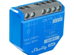 Shelly WLAN-Schaltaktor Plus 1 Gen4 WiFi-Switch Blau, 16 A
