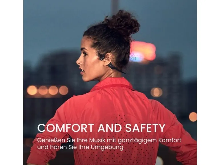 Shokz Bone Conduction Kopfhörer OpenRun USB-C Schwarz