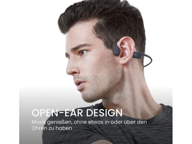Shokz Bone Conduction Kopfhörer OpenRun USB-C Schwarz