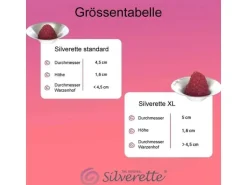 Silverette Brusthütchen Silber M, 2 Stk.