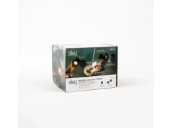 Silwy Magnet-Wandleuchte, Schwarz