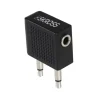 SKROSS Audio-Adapter Airplane Analog, Schwarz