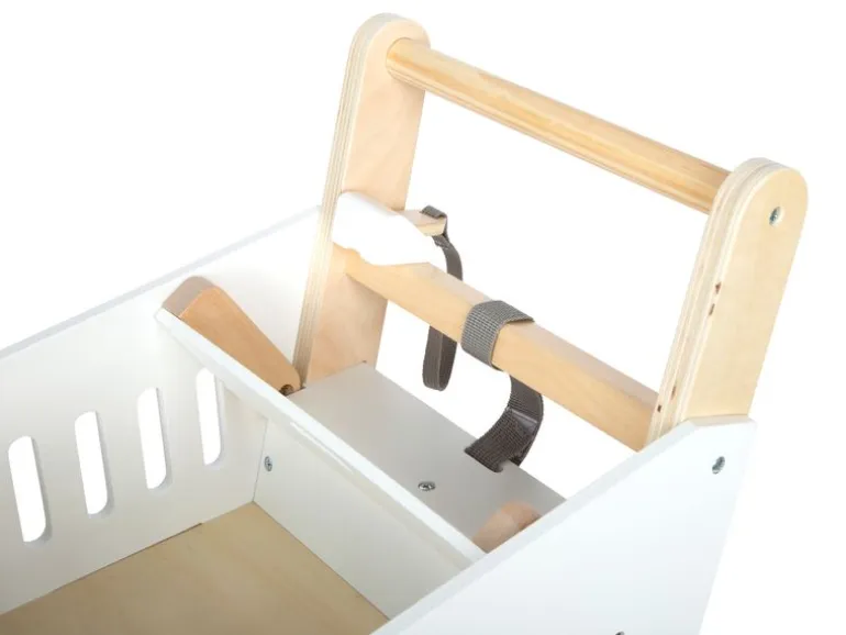 small foot Einkaufswagen fresh Holz, Magnetfunktion, Gummiräder