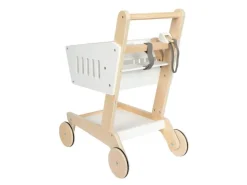 small foot Einkaufswagen fresh Holz, Magnetfunktion, Gummiräder