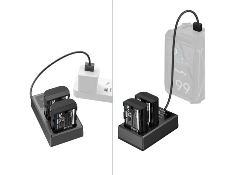 Smallrig Digitalkamera-Akku LP-E6P mit Akku-Ladegerät