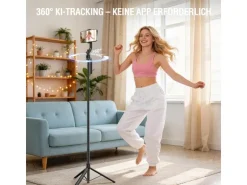 4smarts 360° AI-Stativ mit Gesichtsverfolgung inkl. Fernbedienung