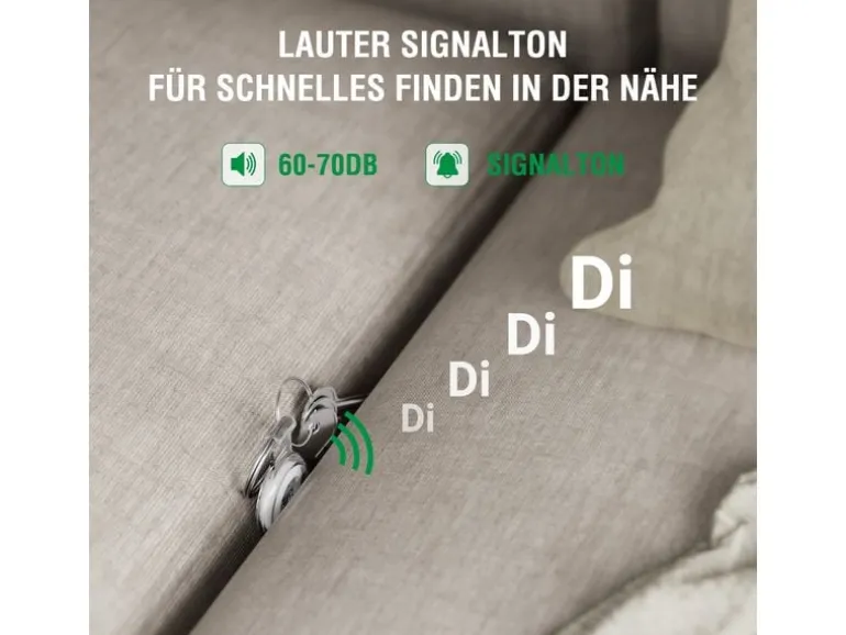 4smarts Schlüsselfinder Standort-Finder SkyTag Lucid 2er Set Weiss