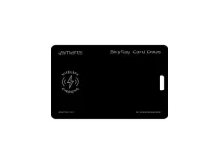 4smarts Standort-Finder SkyTag Card Duos ReCharge Schwarz