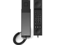 snom Tischtelefon HD300 SIP-Hoteltelefon Schwarz