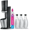 Sodastream Wassersprudler Crystal CQC Megapack Schwarz