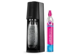 Sodastream Wassersprudler Terra Schwarz, Megapack