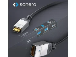 sonero Adapterkabel 4K High Speed Mini-HDMI (HDMI-C) - HDMI
