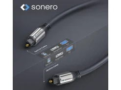 sonero Audio-Kabel Toslink - Toslink 0.5 m