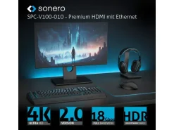 sonero Kabel USB Type-C - HDMI, 2 m