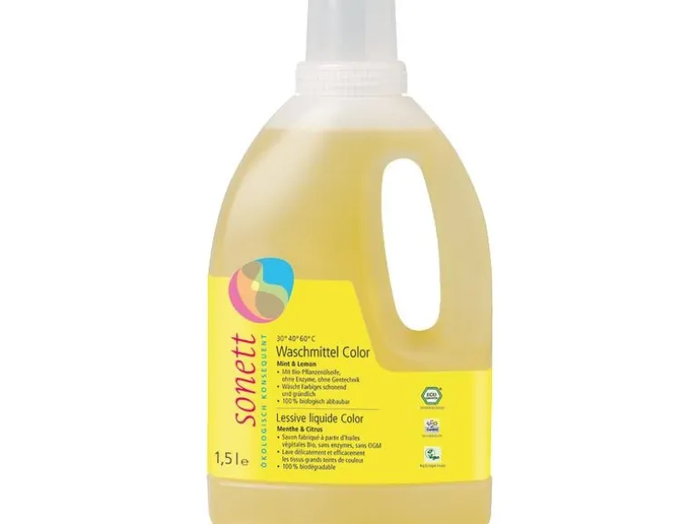 Sonett Flüssigwaschmittel Color Mint & Lemon 1.5 l