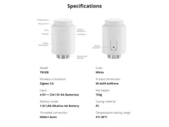 SONOFF Smarter Thermostat Radiator Zigbee