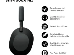 Sony Over-Ear-Kopfhörer WH-1000XM5SA Schwarz