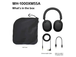 Sony Over-Ear-Kopfhörer WH-1000XM5SA Schwarz