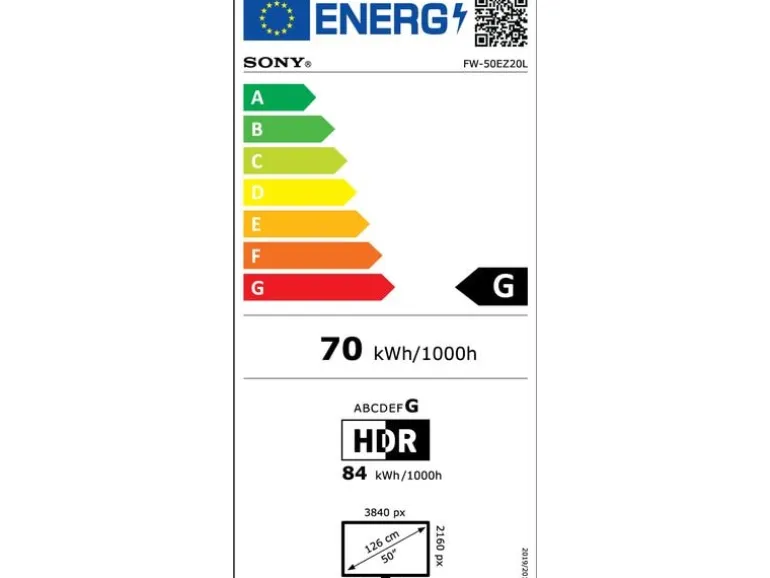 Sony Public Display FW-50EZ20L 50 "