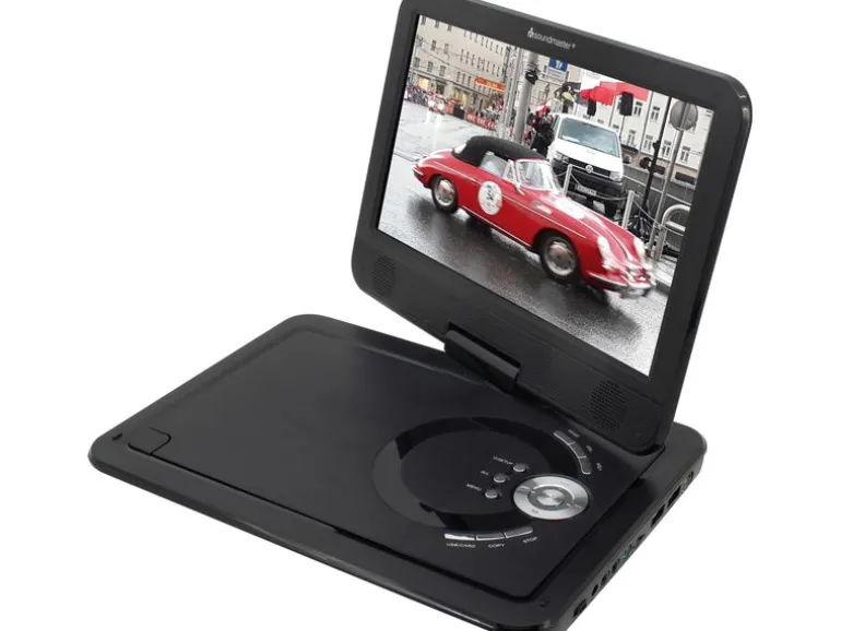 soundmaster Portabler DVD Player PDB1910SW