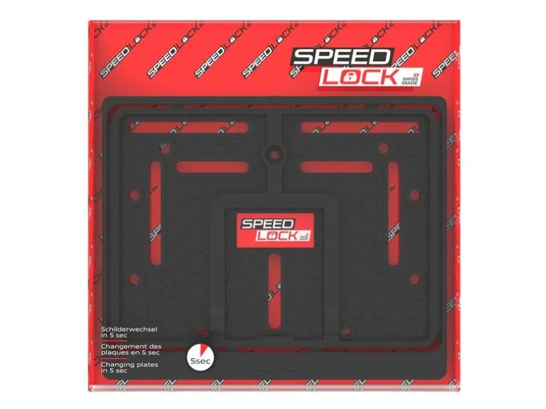 SPEEDLOCK Nummernrahmen Moto, Kunststoff, 18 × 14 cm