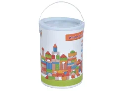 Spielba Holzspielwaren Bauklötze Holzbausteine 100 Stück