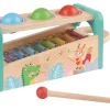 Spielba Holzspielwaren Musikspielzeug Hammerspiel mit Xylofon