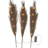 Star Trading Dekorativer Zweig Plumes Indoor, Braun, 65 cm Höhe