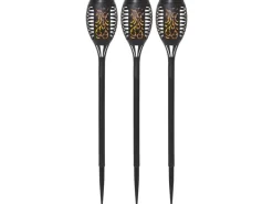 Star Trading Gartenlicht Solar Flame Mini, 3 Stück