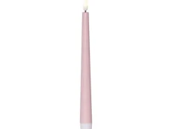 Star Trading LED-Stabkerzen Set Dinner Candy 2 pack, Warmweiss – Rosa