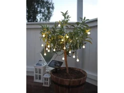 Star Trading Lichterkette Globini 475 cm, Weiss