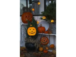 Star Trading Lichterkette Halloween Pumpkins 210 cm, Orange
