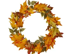 Star Trading Lichterkette Herbstkranz, 30 LEDs,  Ø 45 cm,